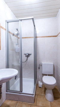 Badezimmer mit Dusche und WC Badezimmer